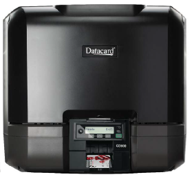 Datacard CD800 multi-hopper card printer with six input hoppers