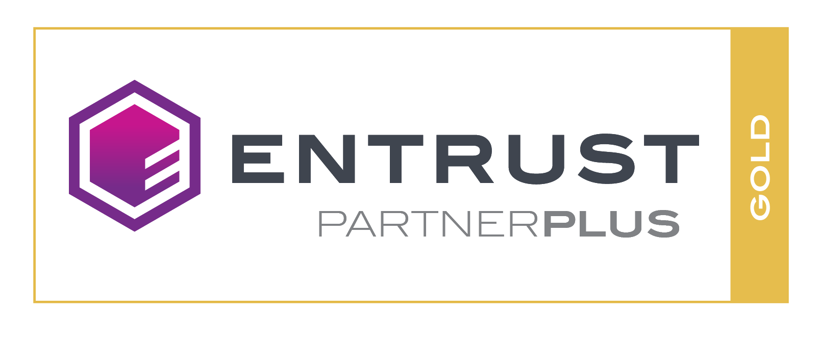 Entrust Datacard Gold Partner banner